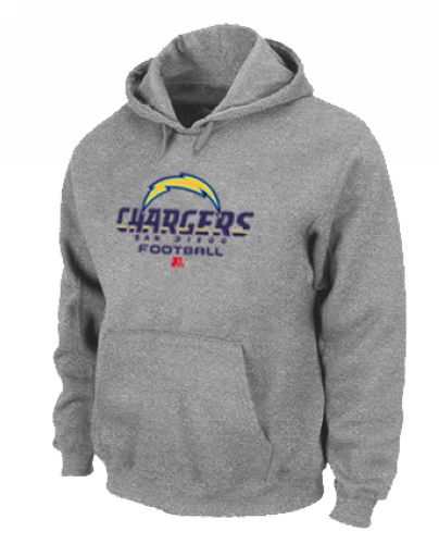 NFL Men's Nike Los Angeles Chargers Critical Victory Pullover Hoodie - Grey